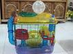 Jaula con juegos para hamster